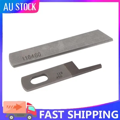 Durable Sewing Overlock Blade Set with Upper & Lower Knives Easy to Install - image 1 of 4
