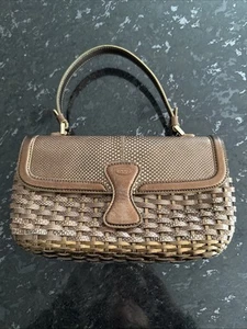 Tod's Small Leather Woven  Basket Bag - Picture 1 of 21