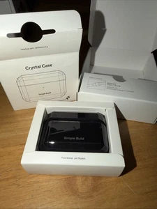 Simple Build Crystal Case With Lanyard For AirPods Pro Black - Picture 1 of 3