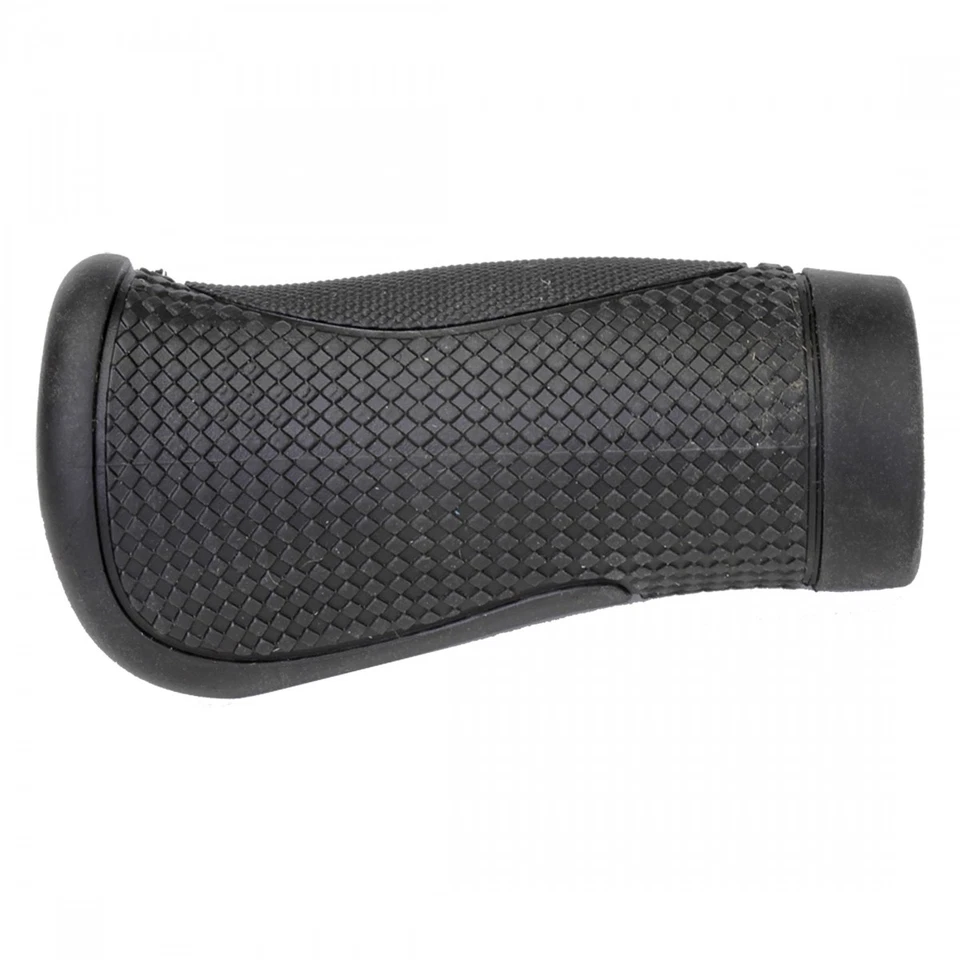 Sunlite Ergo Ridge 90mm Black Bike Grips with Dual Compound Kraton Rubber & - Image 1 of 1