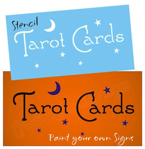 Joanie Stencil Tarot Cards Moon Star Halloween Witch DIY Craft Signs Free Ship - Picture 1 of 4