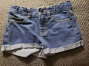 Preowned Good Used Condition Girls Jean Shorts, Size 8 - Picture 1 of 7
