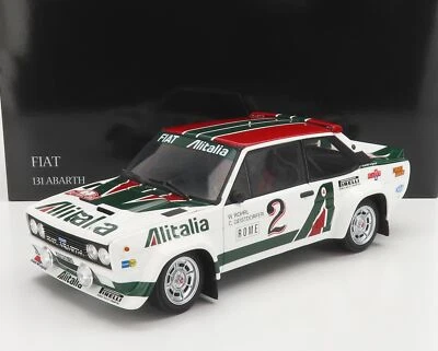 MODELLINO AUTO STATICO FIAT 131 ABARTH #2 ROHRL RALLY MONTECARLO 1978 SCALA 1/18 - Immagine 1 di 4