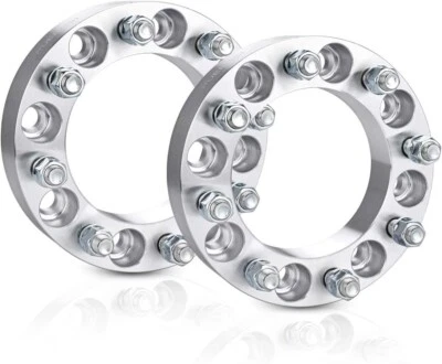 Espaciadores de rueda 8x180 1,5" pulgadas para GMC Sierra Chevy Silverado 2500 3500 14x1,5 Foto 1 de 4