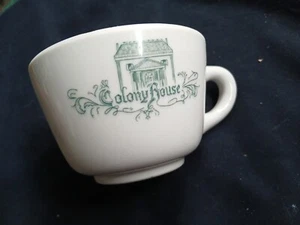 VINTAGE MAYER CHINA RESTAURANT WARE COLONY HOUSE COFFEE CUP 1955 TOPMARKED - Picture 1 of 4