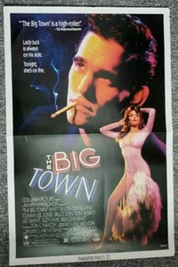 The Big Town 1987 Matt Dillon Diane Lane Tommy Lee Jones Video PROMO Poster VG - Bild 1 von 5