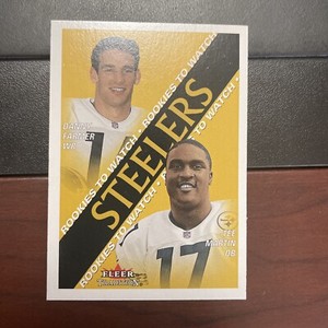 2000 Fleer Tradition #358 TEE MARTIN & DANNY FARMER ROOKIE Pittsburgh Steelers