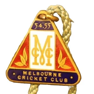 Vintage Collectable Melbourne Cricket Club Medallion 1954-55 No 2264 - Foto 1 di 2