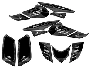 2006-2019 TRX 250EX APACHE Grey Senge Graphics Kit Compatible with Honda - Picture 1 of 7