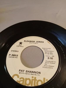 Pop Promo 45 Pat Shannon - Eleanor Jones / Eleanor Jones On Capitol - Bild 1 von 2
