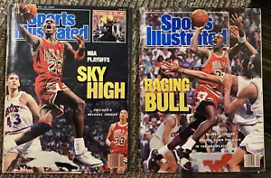 MICHAEL JORDAN SPORTS ILLUSTRATED MAGAZINE LOT 1988 1989 CHICAGO BULLS GOLF NBA - Picture 1 of 2