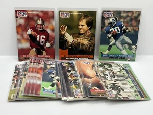 1991 Pro Set Football - Pick Choose Single Base & Insert Cards - Montana Sanders - Picture 1 of 32