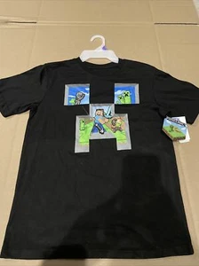 Boys X Large 14-16 Minecraft  T-Shirt Short Sleeve Tee - Picture 1 of 5