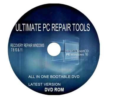 Boot Disc for Windows Password Reset Recover Repair Windows 7 8 & 10 - Image 1 of 2