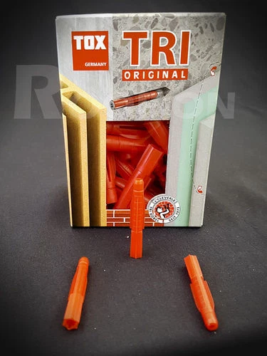 TOX Tri - Allzweckdübel Universal alle Baustoffe Drehsicherung Drehflügel Spreiz