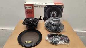 Open Box Logic Soundlab 100W Max 4" High Power 2-Way Audio Speaker System - Picture 1 of 16