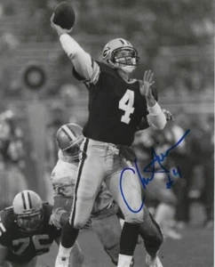 Autographed CHUCK FUSINA Green Bay Packers 8x10 photo - w/Show Ticket - Picture 1 of 1