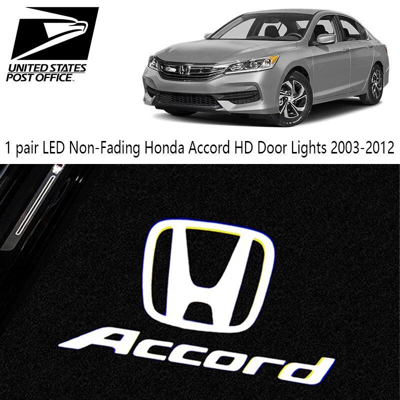 2Pcs Honda LED Non-Fading Door Light HD Puddle Lights for Honda Accord 2003-2012 - Image 1 of 4