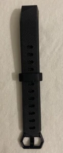 Replacement Silicone Band Strap Wristband Bracelet For Fitbit Black Large NEW - Picture 1 of 3