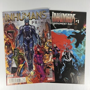 Lote de 2 cómics de Marvel Inhumans Prime #1 + Judgment Day #1 2017/18 Acuña casi nuevo/muy bueno - Imagen 1 de 7