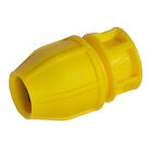 Philmac 63mm end cap compression fitting for yellow gas pipe. MDPE stop end plug