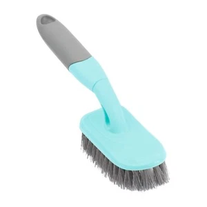 Scrub Brush Cleaning Shower Scrubber With 9 Inch Ergonomic Handle Sturdy Stiff B - Picture 1 of 5