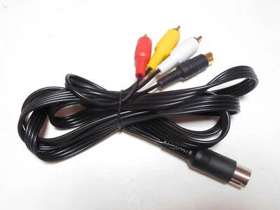 GOLD Kabel Lead S-VIDEO Commodore 64/128/16/+4 Chroma Luma 1,5m - Bild 1 von 2