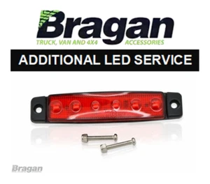 Servicio LED adicional - 12 / 24v Luz marcadora LED delgada - ROJA - Imagen 1 de 1
