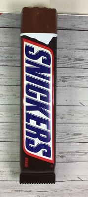Snickers Candy Bar 3D Plastic Wall Hanging Store Display RARE Free Ship - Image 1 of 4