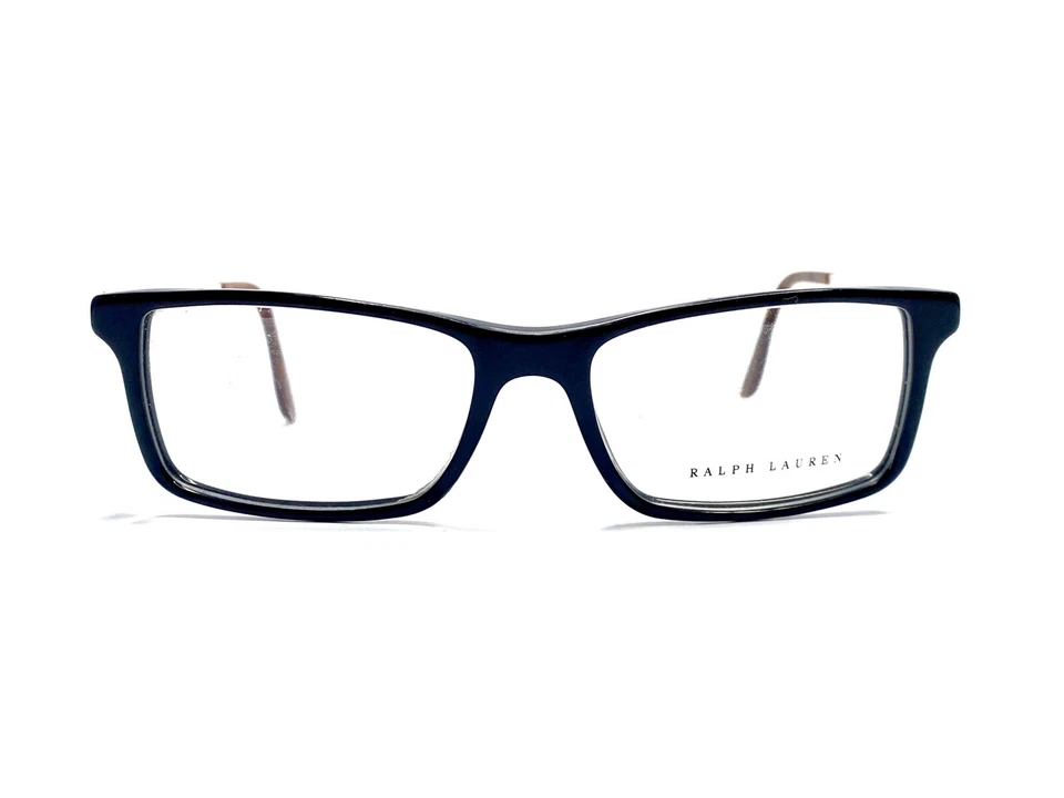 Новый Ralph Lauren черный прямоугольный очки серебряные шаблоны RL 6128 5509 53 16 145 - Изображение 1 из 4