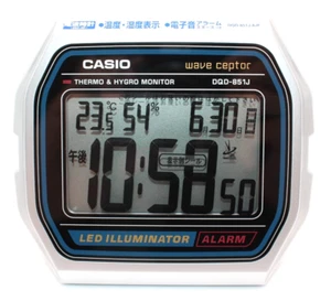 CASIO A158WA Motif Electric Wave Alarm Clock DQD-851J-8JF 10.2 x 11.7 x 4.8 cm - Picture 1 of 8