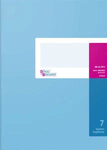 K&E Spaltenbuch 7 Spalten 40 Blatt Kopfleiste 86-11071 ehemals Brunnen 10-11071 - Bild 1 von 2