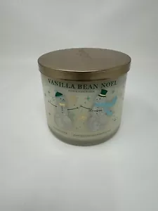 Bath & Body Works White Barn VANILLA BEAN NOEL Scented 14.5oz 3-Wick Candle - Picture 1 of 2