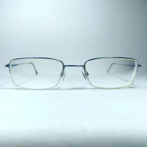 Eyeglasses, Titanium, half rim, square, oval, Airlight, hyper vintage - Picture 1 of 11