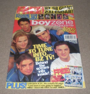 Boyzone Official 1998 Magazine With Poster Set and Calendar RARE - Picture 1 of 2