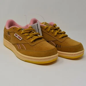 Reebok Tom And Jerry Club C Revenge Kids Shoes Beige Pink Suede FW4641  - Picture 1 of 17