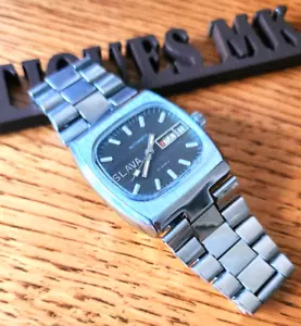 Vintage watch SLAVA. Tank. Automatic. Cal. 2427. Soviet. MADE IN USSR. - Picture 1 of 22
