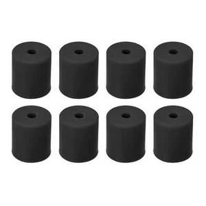 8Stk Silikon Nivelliersäule 18mm Hitzebeständig für 3D Drucker Schwarz - Bild 1 von 4