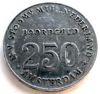 Netherlands, Smn 250 Cents 1947-57 Boordgeld Token 37.9Mm 5G Aluminium. Mm10.5