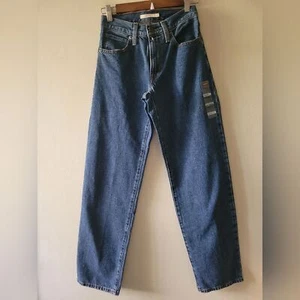 Jeans Levi's lavado medio tiro alto 94' holgados calce suelto ropa de calle Y2K 24x31 nuevos sin etiquetas - Imagen 1 de 9