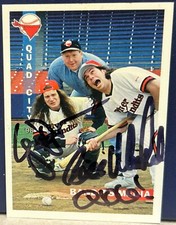 Autographed 1998 Grandstand Dwyer & Michaels Q106.5 Radio Personalitys