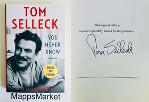 You Never Know: A Memoir SIGNED by Tom Selleck 1st/1st (2024, Hardcover) - Picture 1 of 18