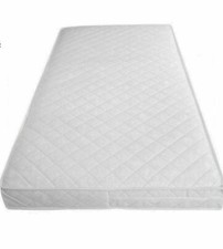 Cot Bed Mattress Soft Cushy 160 x 80 / 160x70 Anti Dust Waterproof Zip Cover