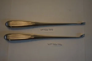 WM3216206, 306 SET OF 2 ORTHOPEDIC CURETTES SIZE 6 STRAIGHT AND ANGLED - Picture 1 of 1