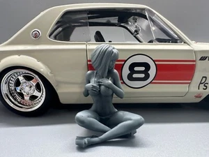 Figura de resina sexy de niña modeladora escala 1/24 sin pintar - Imagen 1 de 4