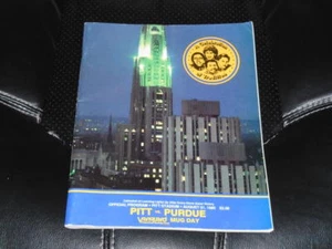 1985 PURDUE AT PITT COLLEGE FOOTBALL-PROGRAMM 1. NACHTSPIEL IM PITT-STADION - Bild 1 von 1