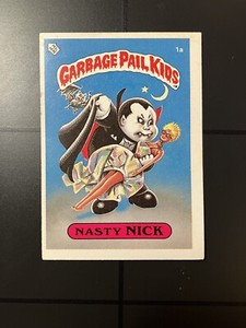 🔥 1985 Garbage Pail Kids OS1 Series 1 GPK 1a Nasty Nick UK MINI !!!🔥