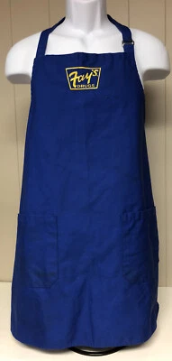 VTG Fays Drugs Retail Store Workers Apron Vest Pull Over Wrap Around Blue Yellow - Image 1 of 4