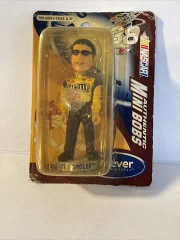 2004 ELLIOTT SADLER M&M'S RACING #38 "MINI BOBS" 4" BOBBLE HEAD NEW IN PACKAGE Cover