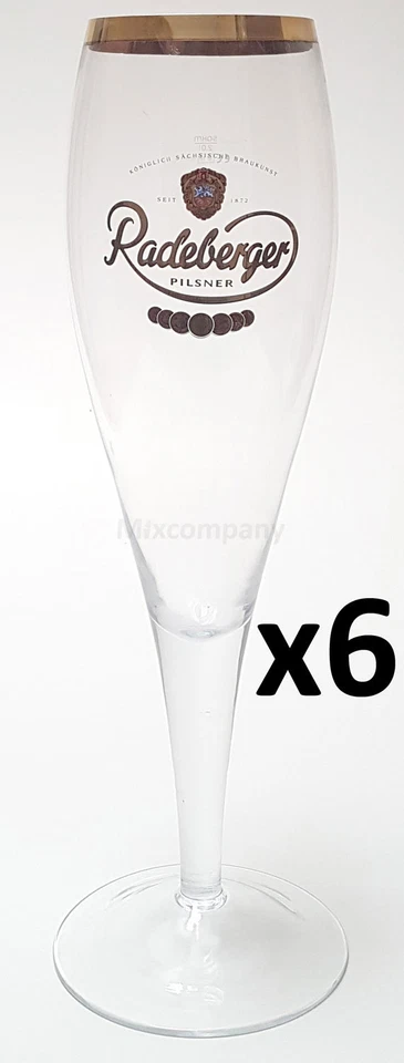 Radeberger Gläserset - 6x Pilsgläser - Bild 1 von 1